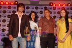 Harshad Chopra, Neha Janpandit, Ekta Kapoor at the launch of new serial on Star Plus Tere Liye in J W Marriott on 1st June 2010 (8).JPG